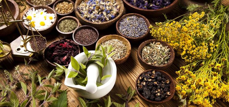Herbs and herbs in alternative medicine that improve the condition of prostatitis patients
