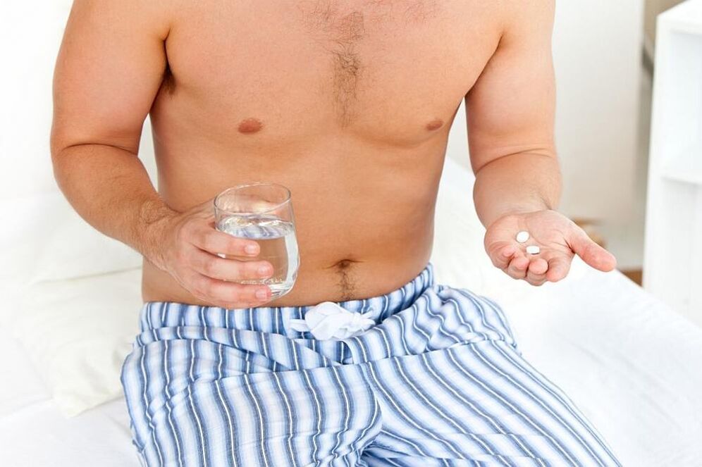 men take pills for prostatitis